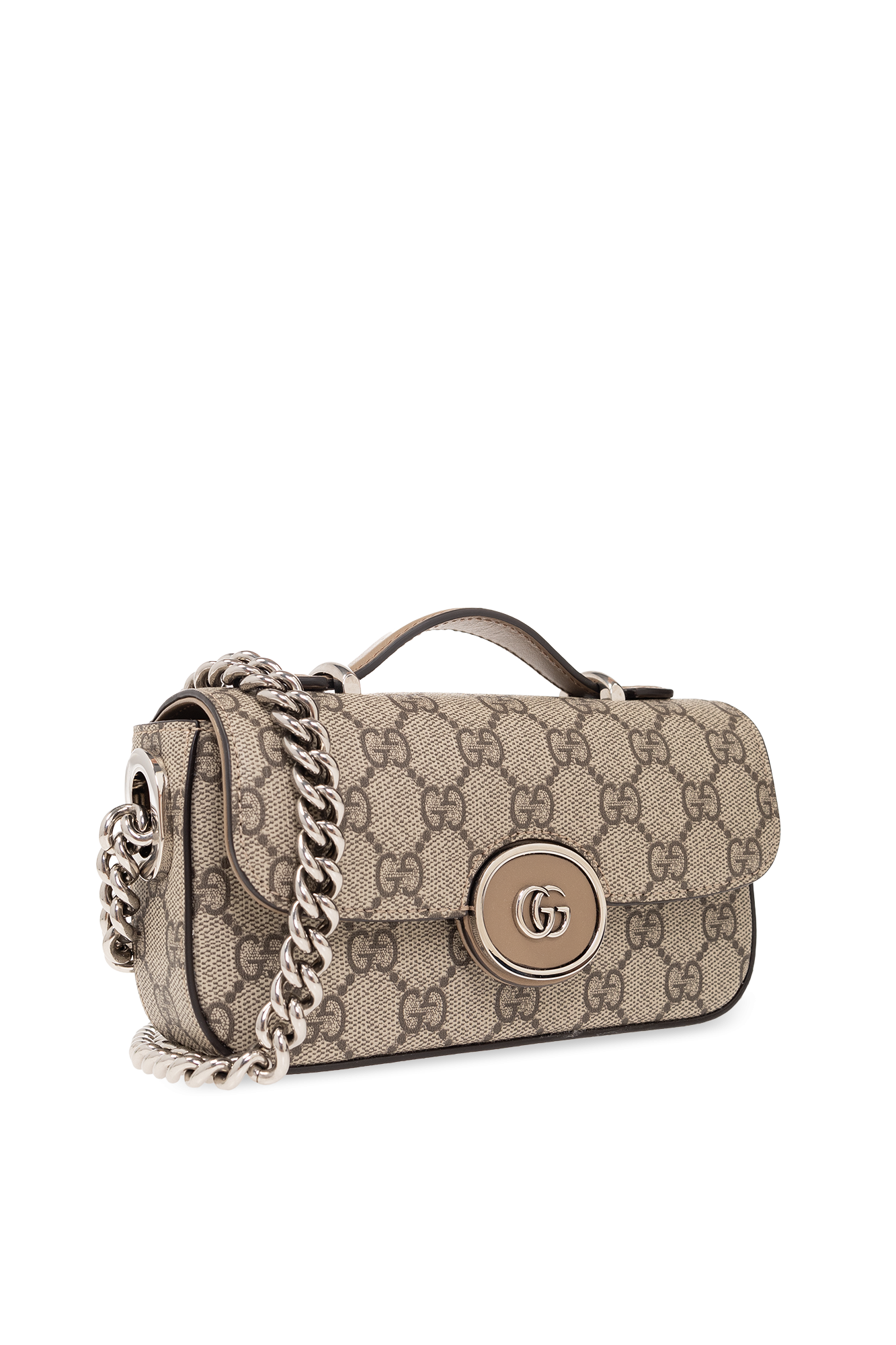 Beige ‘GG Petite’ shoulder bag Gucci Vitkac GB